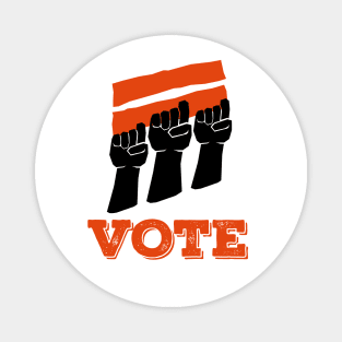 ✪ VOTE ✪ MAKE a Difference ✪ Power To The People Magnet